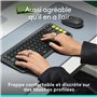 Clavier - Sans fil - Logitech - Pop Icon Keys -  AZERTY - Graphite