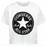 T shirt à manches courtes Enfant Converse Blanc