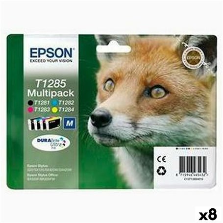 Cartouche d'encre originale Epson Stylus S22/SX125/SX 235W/420W/425W/Office BX305 Noir/Cyan/Magenta/Jaune (8 Unités)