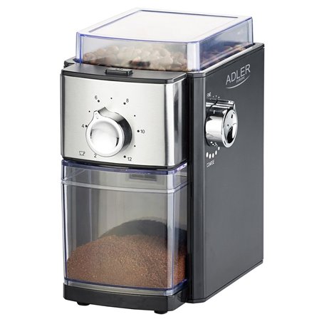 Moulin électrique Adler AD 4448 Noir Argenté 150 W 300 W 250 g