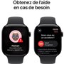Apple Watch Series 10 GPS + Cellular - 46mm - Boîtier Jet Black Aluminium - Bracelet Black Sport Band - S/M