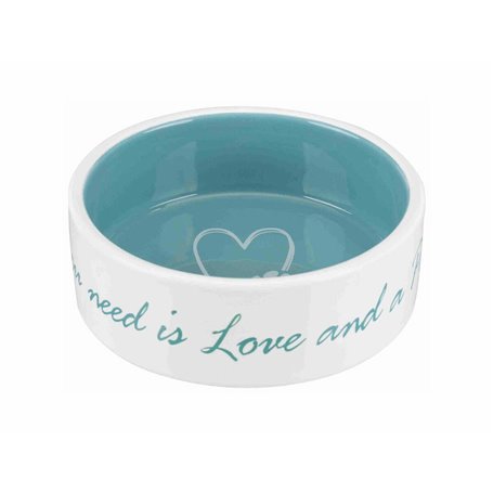 Mangeoire pour chiens Trixie Pet's Home Bleu Crème Ø 12 cm 300 ml