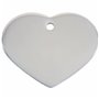Plaque d'identification Imarc Heart Argenté