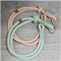 Collier d'entraînement pour chiens Trixie Soft Rope Vert Menthe M 45 cm