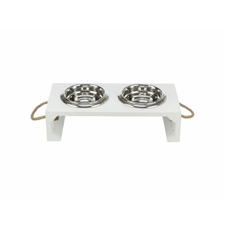 Mangeoire pour chiens Trixie Blanc