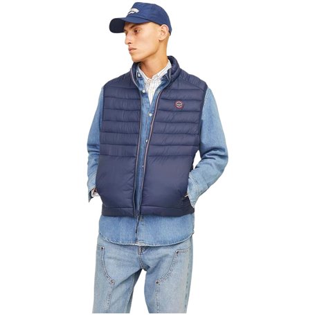 Gilet Rembourré pour Hommes Jack & Jones JJESPRINT BODYWARMER COLLAR NOOS 12258457 Blue marine