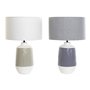 Lampe de bureau DKD Home Decor Polyester Porcelaine 220 V 40 W (2 pcs) (35 x 35 x 53 cm)