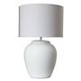 Lampe de bureau DKD Home Decor Blanc Porcelaine 25 W 50 W 220 V 38 x 38 x 58 cm
