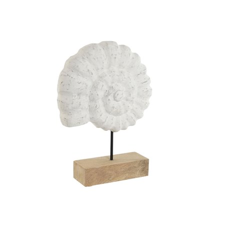 Figurine Décorative Home ESPRIT Blanc Naturel méditerranéen Conque 29 x 7