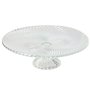 Assiette plate Home ESPRIT Transparent Verre 31 x 31 x 9