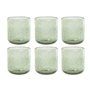 Set de Verres Home ESPRIT Vert Verre 320 ml (6 Unités)