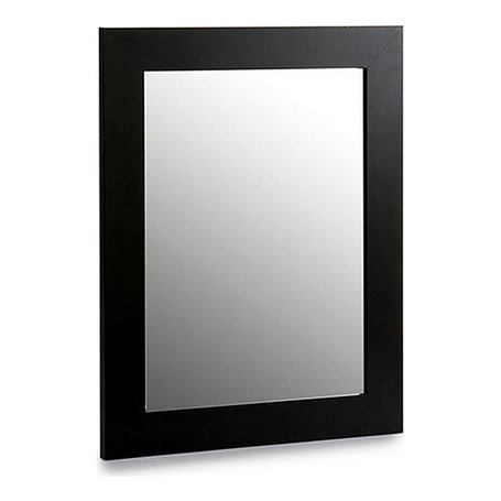 Miroir mural Noir Bois Verre (1 uds)