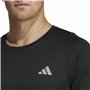 T-shirt à manches courtes homme Adidas Run Icons 3S T Noir