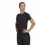 T-shirt à manches courtes femme Adidas Powerreact Noir
