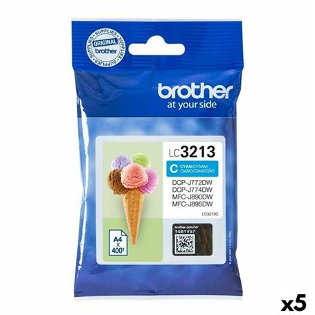 Cartouche d'encre originale Brother Cyan (5 Unités)