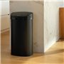Poubelle de cuisine automatique - MAJESTIC - KITCHEN MOVE - 68 L - Inox noir mat avec cerclage