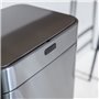Poubelle de cuisine automatique design - UPPER - KITCHEN MOVE - 60 L - Inox avec cerclage
