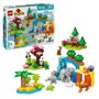 LEGO DUPLO Ma ville 10446 Familles d'animaux sauvages 3-en-1 - Jeux d'éveil avec animaux