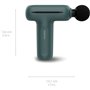 Pistolet de massage - MEDISANA MG 200 - 5 niveaux de percussion - 5 V - 50 dB - Gris / Vert