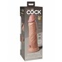 Gode réaliste Pipedream - King Cock Silicone Naturel