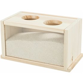 Baignoire Trixie 22 × 12 × 12 CM Sable Baignoire Trixie 22 × 12 × 12 CM Sable