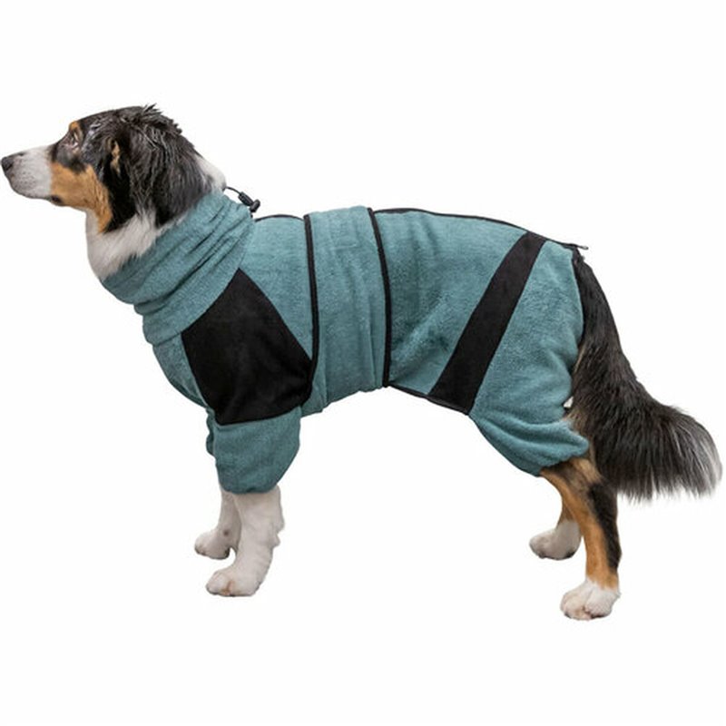 Image secondaire de Peignoir pour chien Trixie Bleu M