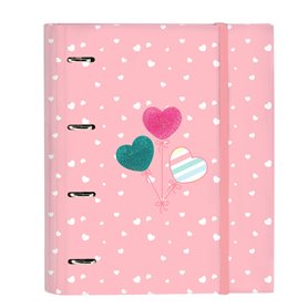 Reliure à anneaux BlackFit8 Globitos 27 x 32 x 3.5 cm Rose