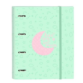 Reliure à anneaux BlackFit8 Moon Vert 27 x 32 x 3.5 cm