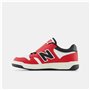 Chaussures de Sport pour Enfants New Balance 480 HOOK LOOP Blanc Rouge Tomate