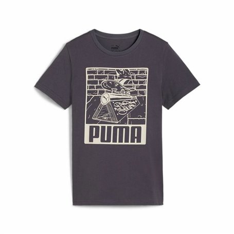 T shirt à manches courtes Enfant Puma Violet