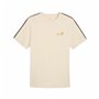 T-shirt à manches courtes homme Puma Ess Tape Minimal Gold Beige