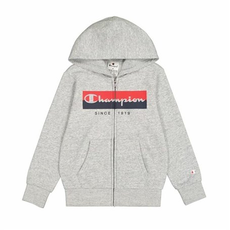 Sweat à capuche homme Champion Gris clair