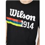 T-shirt à manches courtes homme Wilson Wilson Script 14 Noir
