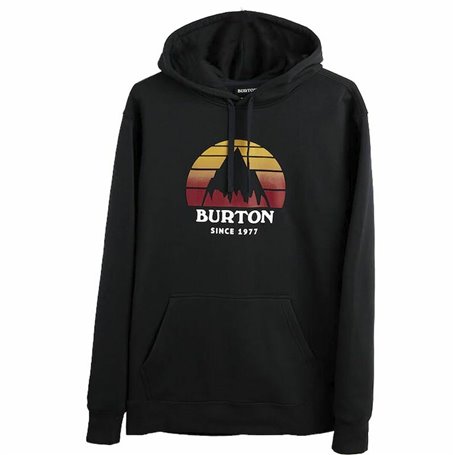 Sweat à capuche homme Burton Underhill Noir