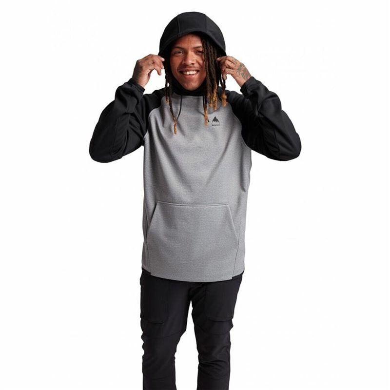 Image secondaire de Sweat à capuche homme Burton Noir Gris