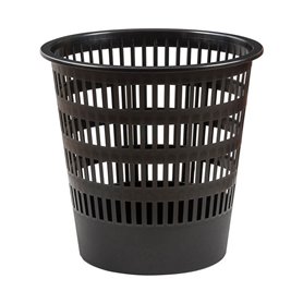 Corbeille à papier Faibo Grille Noir polypropylène Plastique 16 L 16 L