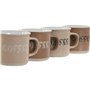 Ensemble de 4 mugs Home ESPRIT Multicouleur
