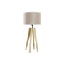 Lampe de bureau DKD Home Decor Beige Bois Marron 220 V 50 W 30 x 30 x 69 cm