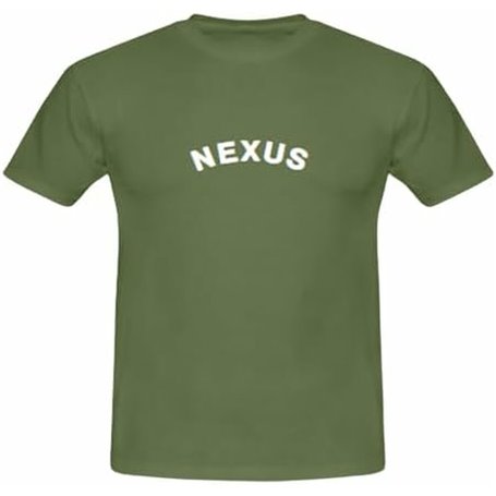 T-shirt à manches courtes homme Nexus PALAU Blanc Marron Vert