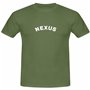 T-shirt à manches courtes homme Nexus PALAU Blanc Marron Vert