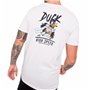 T-shirt à manches courtes homme Snatch & Clash Duck Blanc
