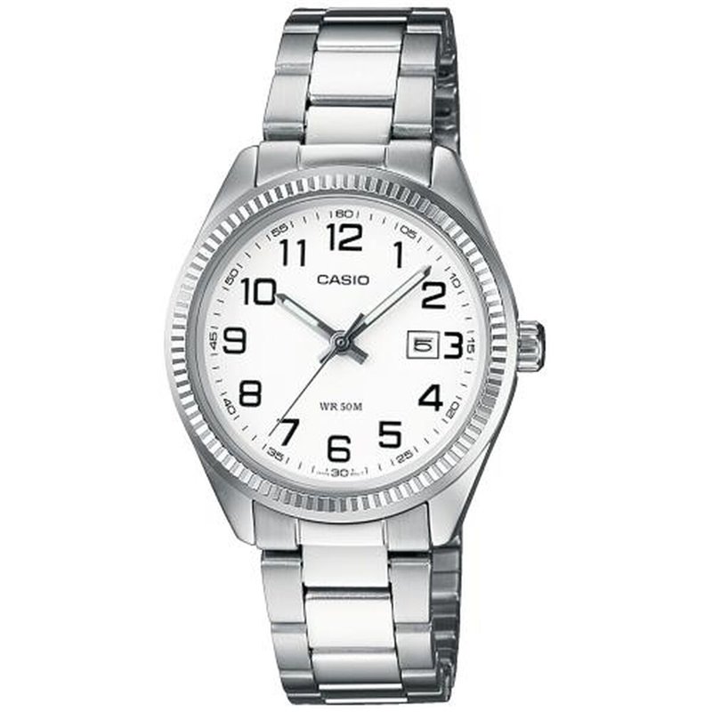 Montre Unisexe Casio LADY DATE - WHITE, ARAB NUMBER INDEXES (Ø 30 mm)