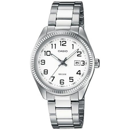 Montre Unisexe Casio LADY DATE - WHITE, ARAB NUMBER INDEXES (Ø 30 mm)