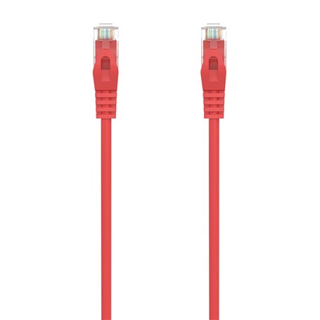 Câble RJ45 Catégorie 6 UTP Rigide Aisens Rouge 50 cm 0,5 m