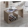 Table basse - Mélamine - Décor chene - L59 x H38 x P36 cm - Fabriqué en Allemagne