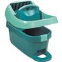 Essore-housse Profi XL Mobile avec roulettes et pédale 55076 Leifheit, seau essoreur 8 L pratique compatible avec lave-sol Profi