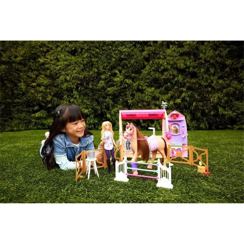 Image secondaire de BARBIE Barbie Mysteries : The Great Horse Chase-Coffret écurie ultime - Barbie - HXJ44