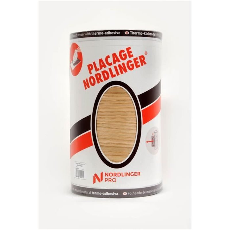 Image secondaire de Placage - NORDLINGER PRO - 0.25 m x 2.50 m - Pré-encollé - FSC MIXTE - Chene