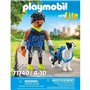 PLAYMOBIL 71740 Homme sportif avec Border Collie
