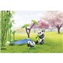 PLAYMOBIL 71762 Jardin asiatique avec famille de pandas